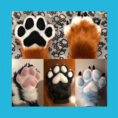 fursuit paws custom on order fursuit paws fursuit fursuit furry