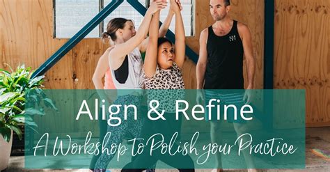 Book With Align And Refine A Workshop To Polish Your