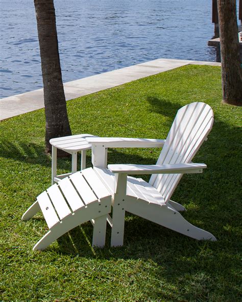 Polywood South Beach Adirondack 3 Piece Set Pws176 1 Polywood