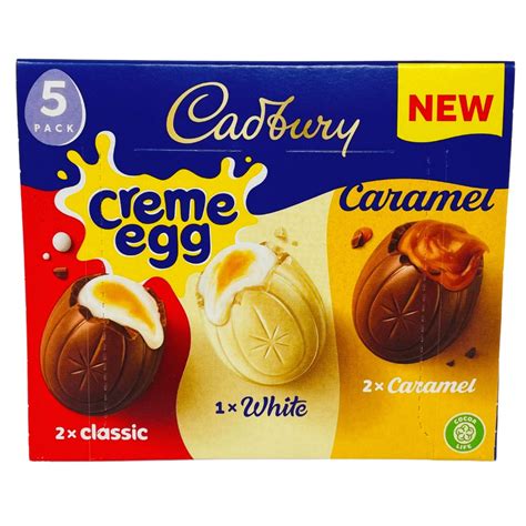 cadbury creme egg mixed 5pk uk 200g candy funhouse candy funhouse ca