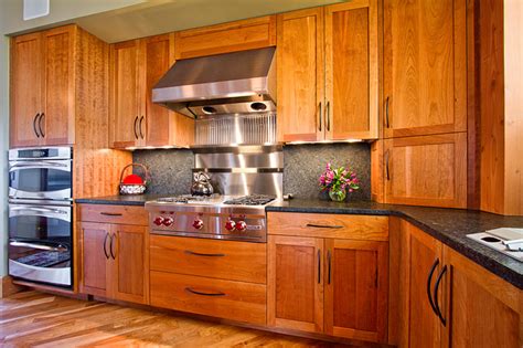 What are the pros and cons of this method? Frameless Kitchen Cabinetry in Cherry - Rustic - Kitchen ...