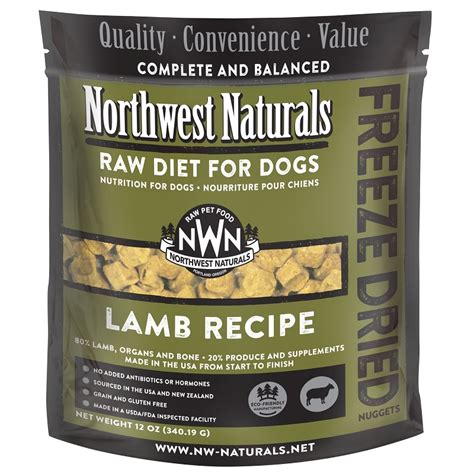 While not as popular as some of its more widely available contemporaries, this brand has a lot to offer. Northwest Naturals Lamb Recipe Freeze-Dried Dog Food ...