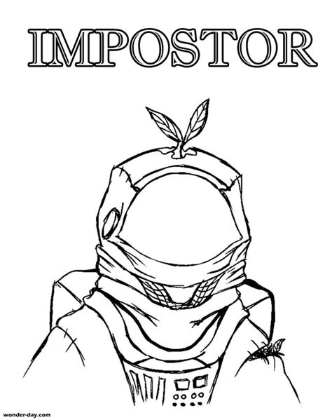 Among Us Coloring Pages Impostor With Knife : The primary goal of the impostor(s) is to kill