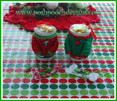 sweater coffee mug cozie crochet pattern and the croco party posh pooch designs cozy