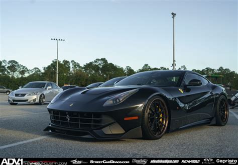 Upload, livestream, and create your own videos, all in hd. Black Ferrari F12 Berlinetta - ADV10R Track Spec CS Series Wheels - ADV.1 Wheels