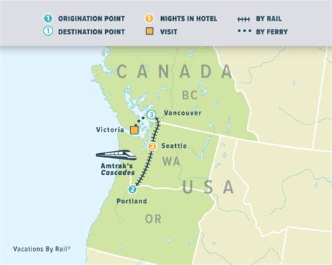 Portland Seattle And Vancouver With Victoria By Train