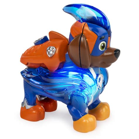 Figuren Paw Patrol Mighty Pups Charged Up Rocky Figure Brand New
