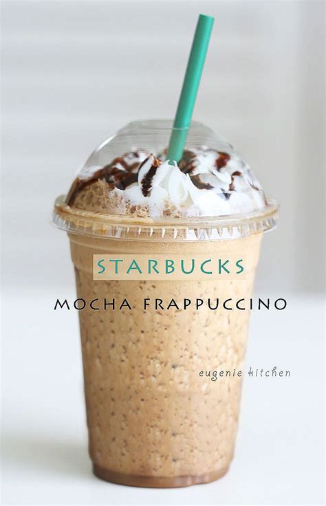 starbucks mocha frappuccino at home copycat recipe eugenie kitchen recipe in 2022 mocha