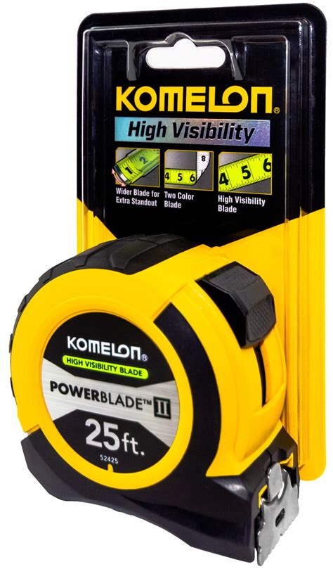 Komelon 52425 25ft Powerblade Ii Tape Measure For Sale Online Ebay