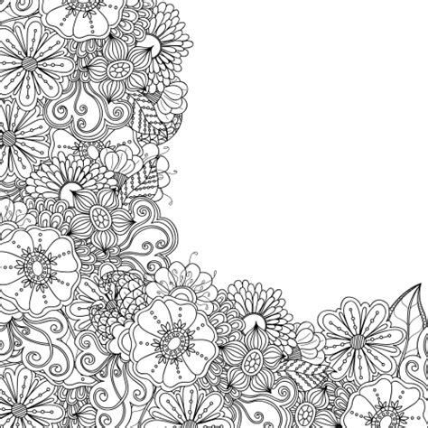 Advanced Flower Coloring Pages 7