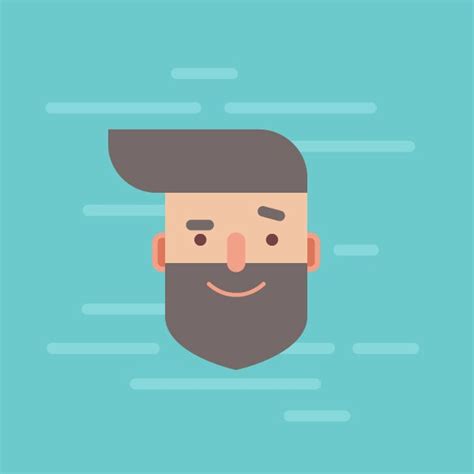 Design A Handsome Flat Hipster Character In Adobe