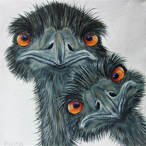 17 Best Images About Ostrich Art On Pinterest Watercolour Acrylic