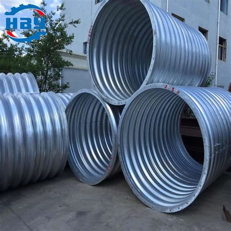 5000mm Metal Corrugated Culvert Pipe For Highway Good Price China