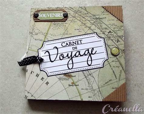 Créanella Atelier Créatif Mini Album Carnet De Voyage