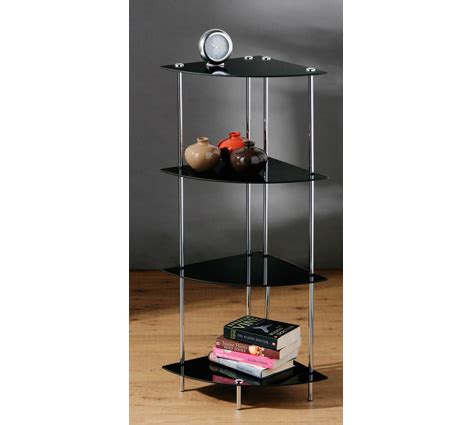Free uk mainland delivery when you spend £50 and over. 4T Corner Black Glass Unit - 2401402 2511 Furniture in