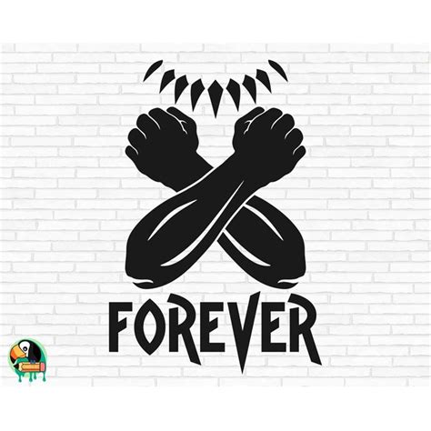 Forever Salute Svg Black Panther Hand Gesture Svg Wakanda Inspire
