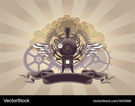 Steampunk Graphic Design Royalty Free Vector Image
