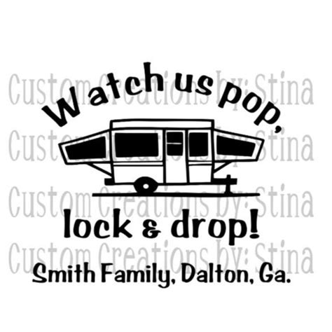 Pop It Like Its Hot Vinyl Decal Personalize Car Rv Etsy