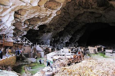 A Small Group Of Villagers Are Living In Caves In Chinas Anshun Mountains