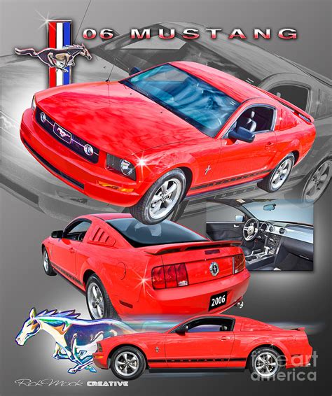 2006 Ford Mustang Poster Photograph By Rick Mock