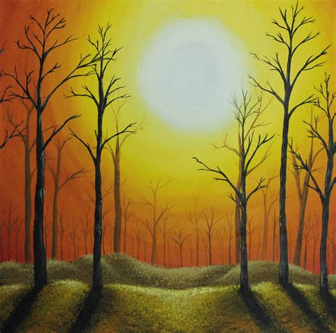 Sunset Forest By Niginie On Deviantart