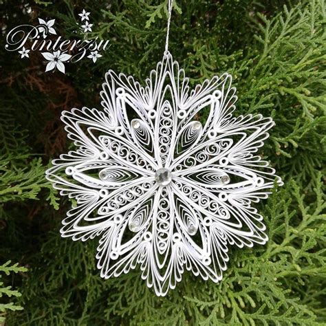 Quilled Snowflake By Pinterzsu Quilling Patterns Quilling Designs