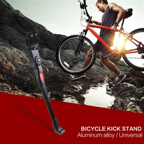 Universal Adjustable Aluminum Mtb Road Bike Bicycle Side Kickstand Kick