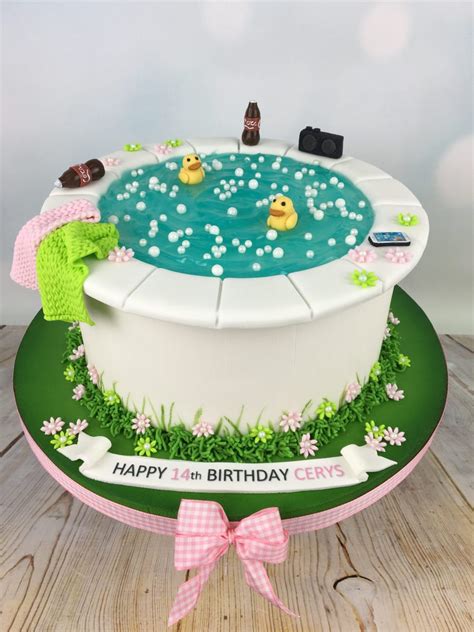 Hot Tub Birthday Cake Mels Amazing Cakes