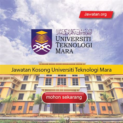 Universiti teknologi mara started in 1956 as a rural training centre. Jawatan Kosong Universiti Teknologi Mara - Laman Informasi ...