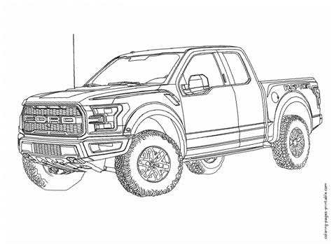 Ford Raptor Truck Pages Coloring Pages My XXX Hot Girl