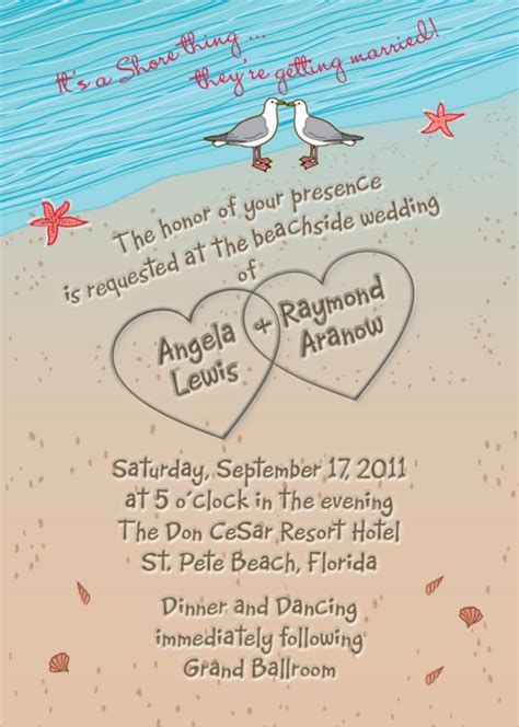 Please enjoy this free wedding invitation template. 26+ Beach Wedding Invitation Templates - PSD, AI, Word ...