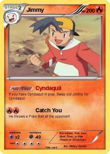 Pokémon Jimmy 407 407 Cyndaquil My Pokemon Card