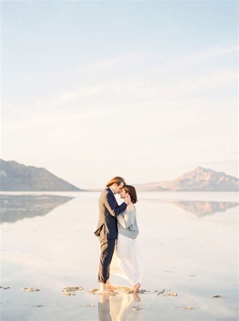 Historically speaking, the bonneville salt flats were formed when the lake of the same name dried up. Bonneville Salt Flats Wedding Inspiration and Anniversary ...