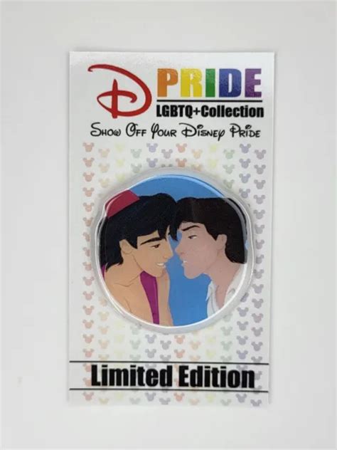 Disney Prince Eric And Aladdin Forbidden Kiss Gay Pride Interest