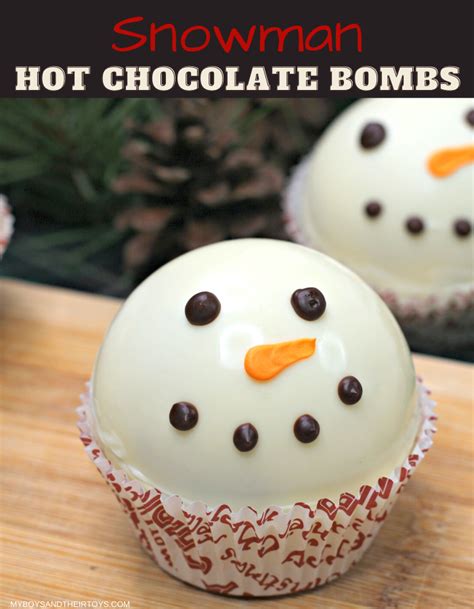 Snowman Hot Chocolate Bombs Recipe My Boys And Their Toys