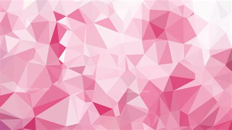 Abstract Pink Polygonal Background Vector Image