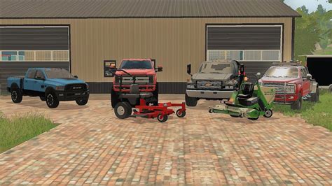 Farming Simulator 17 Setting Up The Lawn Care Shop For 2018 Season
