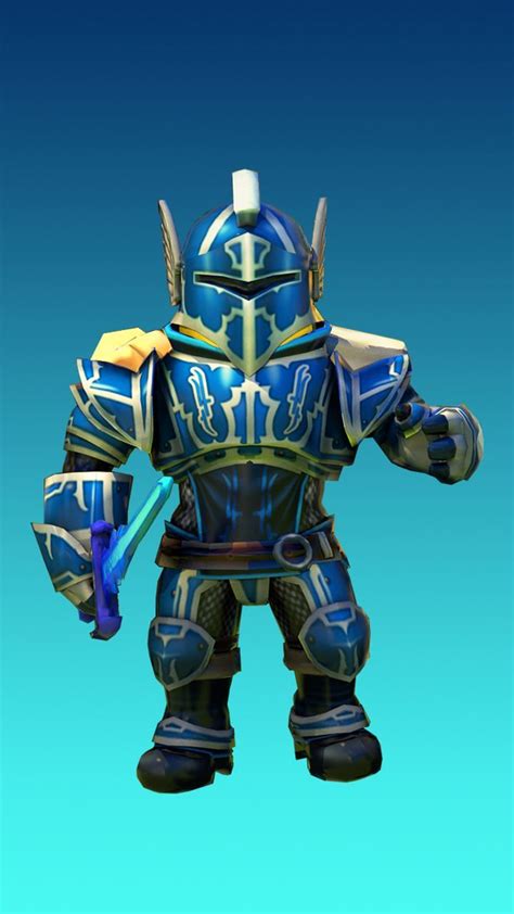 Roblox Knight A True Warrior In The Game Mobile Background 720x1280