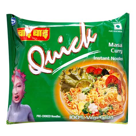 Wai Wai Quick Instant Noodles Masala Curry 10 Packets वाई वाई क्विक