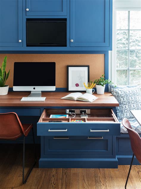 Kitchen design essentials with studio dearborn. Blue Kitchen Desk WFH Work From Home by Studio Dearborn ...