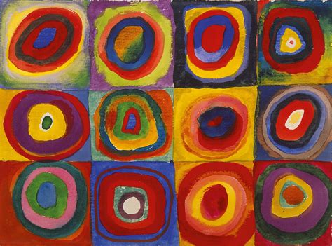 One Points Perspective Kandinsky Circles