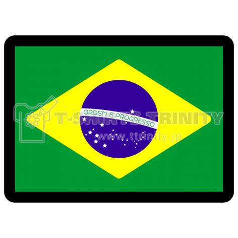 ブラジル国旗|デザインTシャツ通販【Tシャツトリニティ】