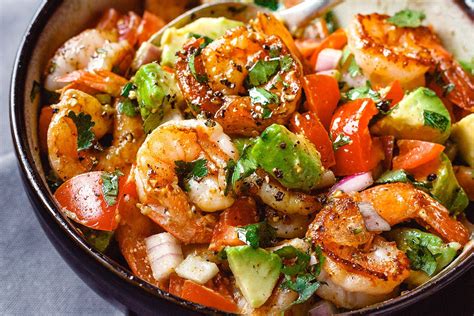 Shrimp And Avocado Salad Recipe Healthy Salad Recipe