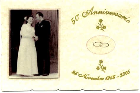Frasi 50 anni di matrimonio: Nozze d'oro di Bertilla e Plinio