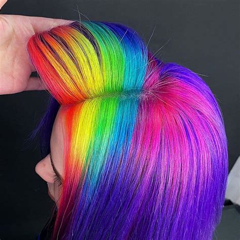 30 Bright Rainbow Colored Hairstyles By Russian Artist Snezhana