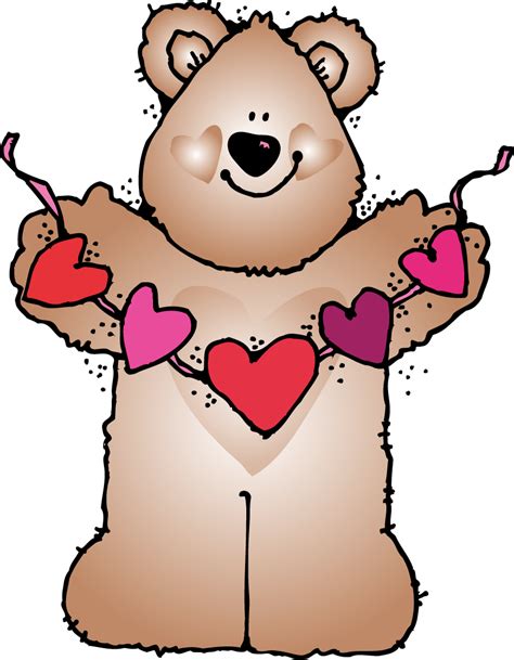 Valentines Bear Clipart Dj Inkers