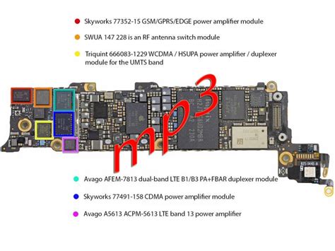 Iphone 6 full pcb cellphone diagram mother board layout iphone. All About Mobiles: Iphone5 Motherboard Layout with parts definition