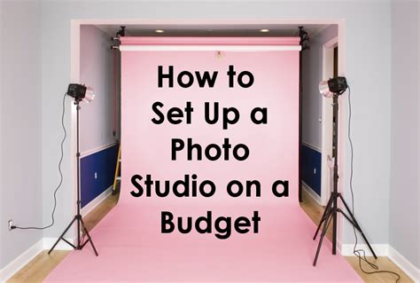 How To Set Up A Photo Studio On A Budget Backdrop Express Photography