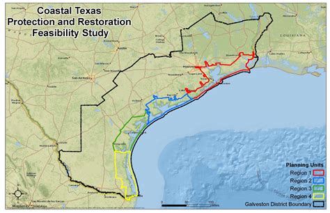 Galveston District Missions Projects Coastal Texas Feasibility Study