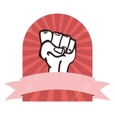 Raised Fist Clipart Hd Png Girl Power Concept Vector Of Raised Fist